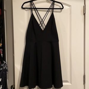 Rokoko Criss Cross Little Black Dress